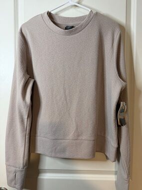 Avia Neutral Taupe Pullover Sweatshirt